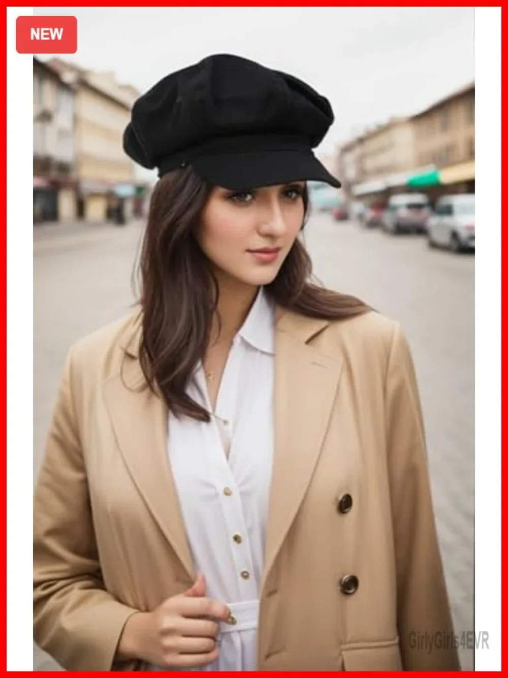 Women's Newsboy Cap 100% Cotton Vintage Cabbie Hat